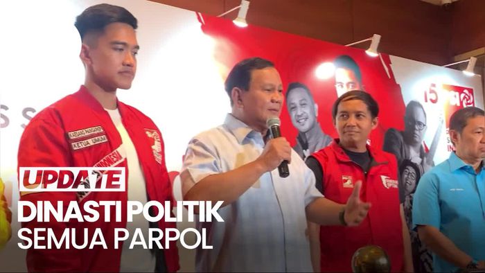 Prabowo: Dinasti Politik Wajar, Semua Partai Termasuk PDIP