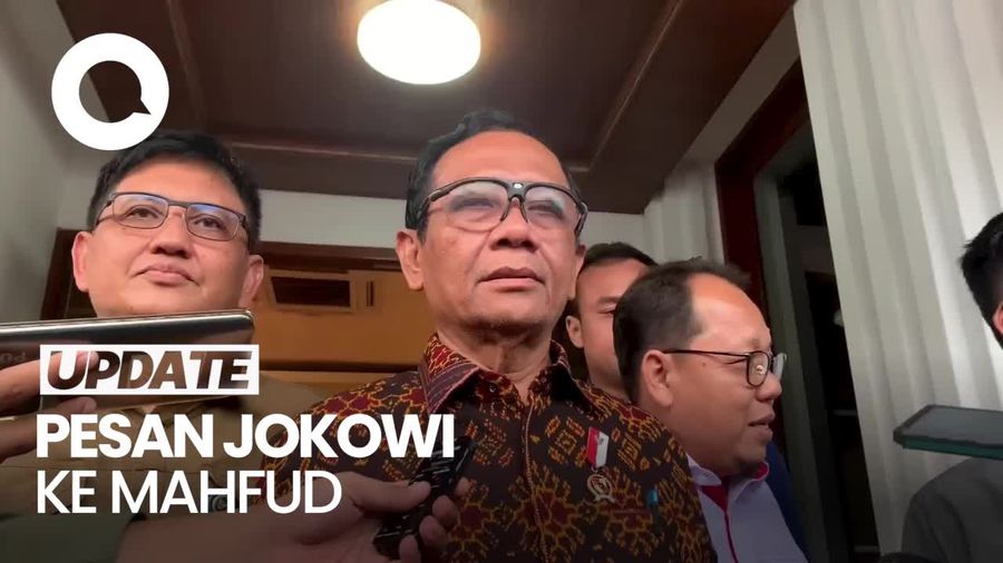 Mahfud Ungkap Jokowi Titip Agar Pemilu 2024 Berjalan Baik
