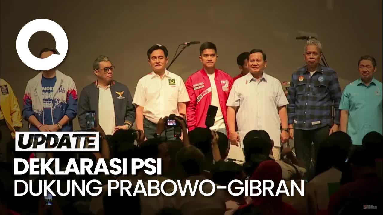 Ketum PSI Kaesang Deklarasi Dukung Prabowo-Gibran Di Pilpres 2024