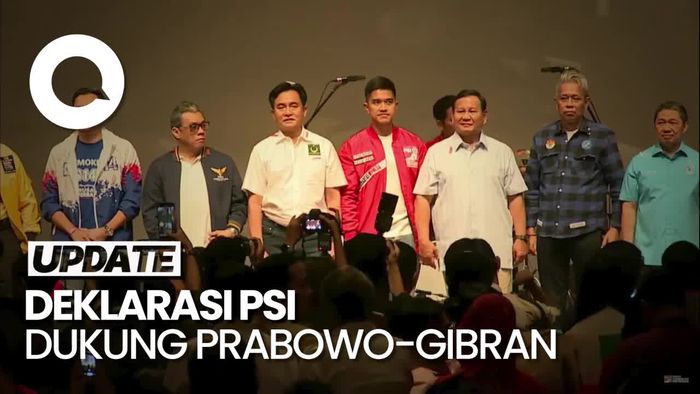 Ketum PSI Kaesang Deklarasi Dukung Prabowo-Gibran di Pilpres 2024