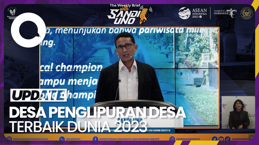 Bangganya Sandiaga Desa Penglipuran Jadi Desa Terbaik Dunia