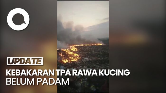 Penampakan Kebakaran TPA Rawa Kucing Tangerang, 154 Warga Mengungsi 