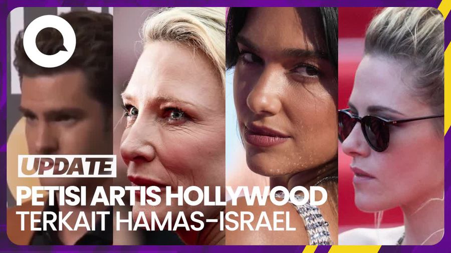 Andrew Garfield-Dua Lipa Desak Biden Serukan Gencatan Senjata Gaza-Israel