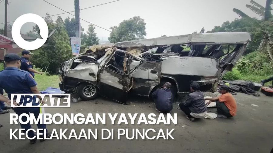 Elf Rombongan Yayasan Yatim-Piatu Kecelakaan di Puncak, 4 Anak Tewas