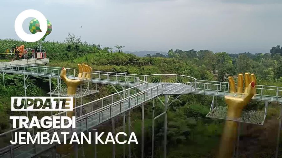 Kronologi Insiden Pecahnya Kaca Jembatan Wahana Wisata di Banyumas