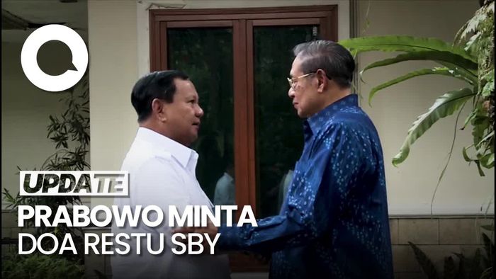 Momen Pertemuan Prabowo-SBY Jelang Pendaftaran ke KPU