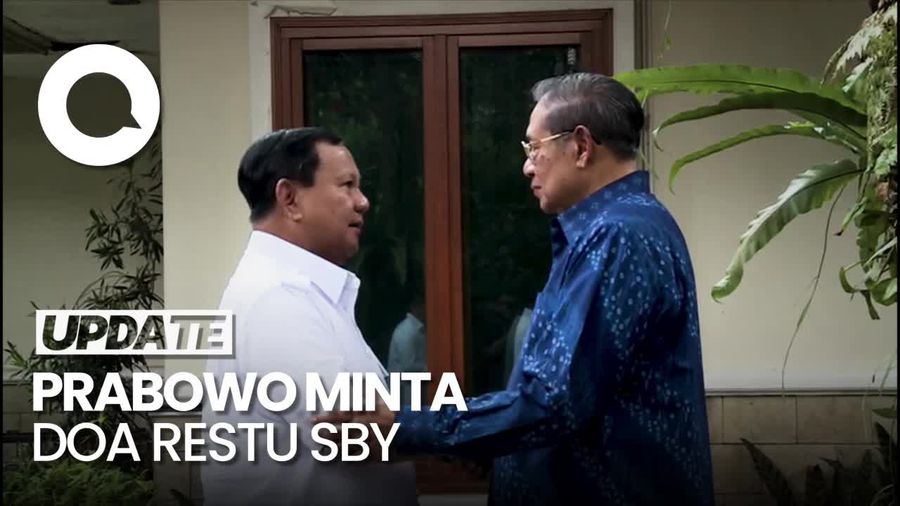 Momen Pertemuan Prabowo-SBY Jelang Pendaftaran ke KPU