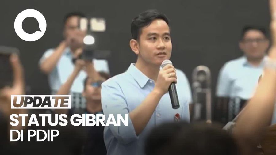 Jawaban Gibran saat Ditanya Statusnya di PDIP