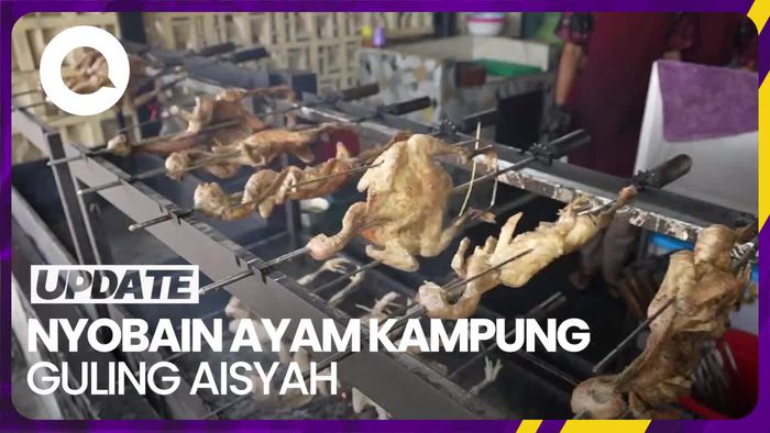 Bikin Laper: Gurih Empuknya Ayam Kampung  Guling Cibubur