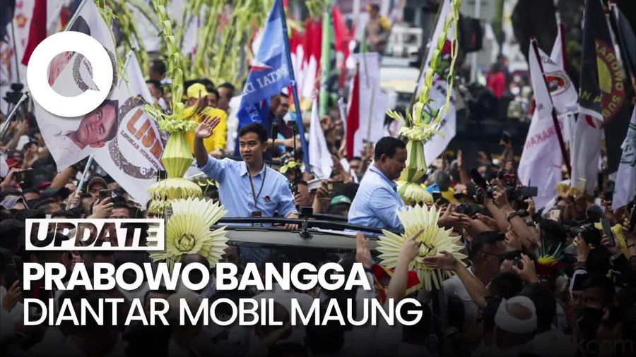 Pakai Maung ke KPU, Prabowo: Bangga Diantar Mobil Buatan Anak Indonesia