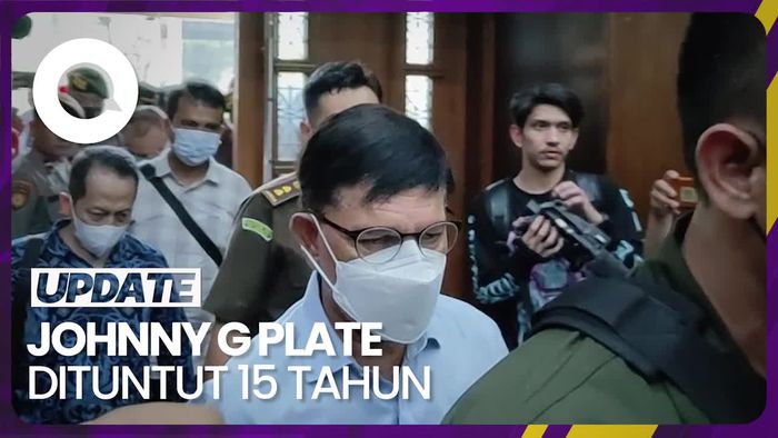 Johnny G Plate Dituntut 15 Tahun Penjara Terkait Korupsi Tower BTS 4G
