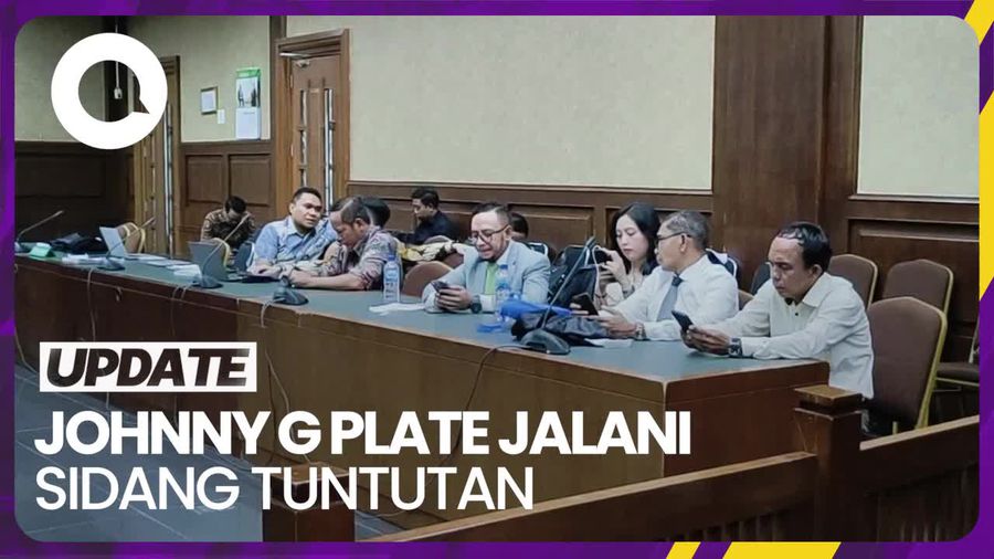 Johnny G Plate Jalani Sidang Tuntutan Korupsi BTS 4G Hari Ini