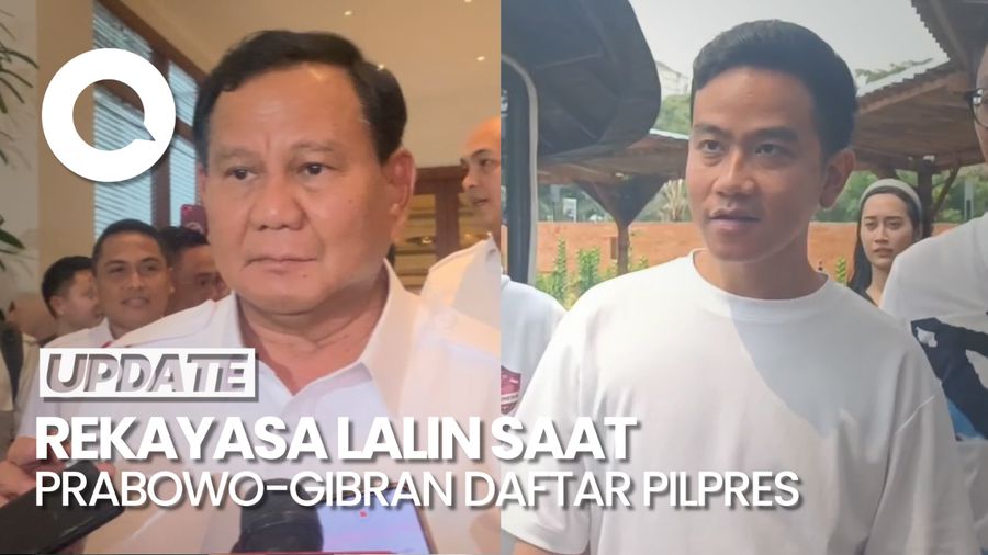 Catat! Rekayasa Lalin Sekitar GBK-KPU saat Prabowo-Gibran Daftar Pilpres