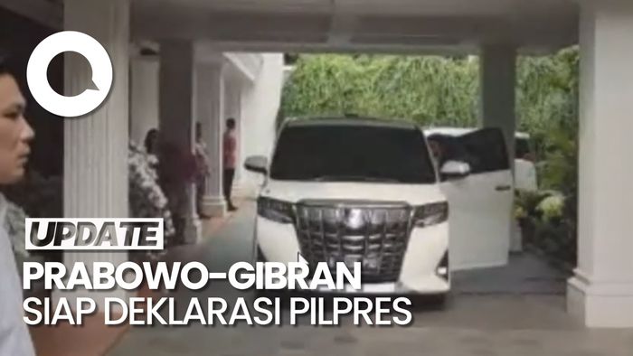 Dari Kertanegara, Prabowo-Gibran Semobil Bertolak ke Indonesia Arena GBK