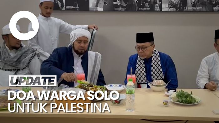 Hadiri Solo Bersholawat, Zulhas-Habib Syech Doakan Palestina
