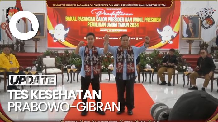 Prabowo-Gibran Dijadwalkan Tes Kesehatan di RSPAD Besok