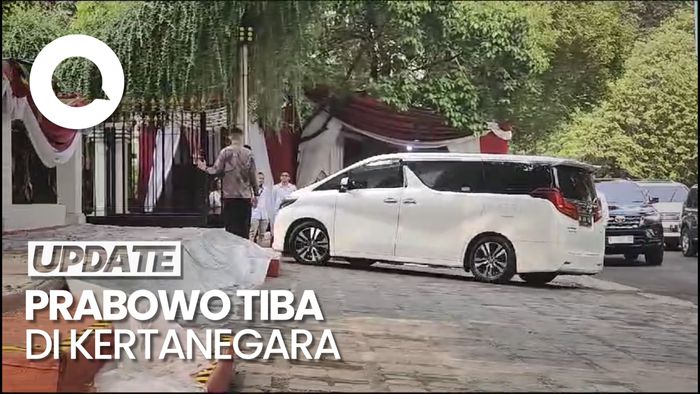 Prabowo Tiba di Kertanegara Jelang Pendaftaran ke KPU