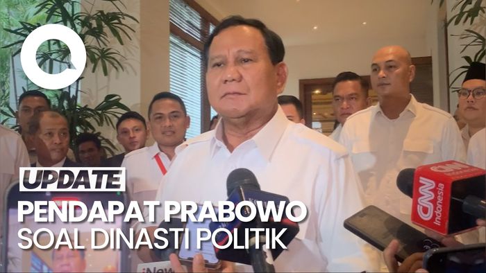 Sudah 2 Kali Prabowo Bicara Tentang Dinasti Politik