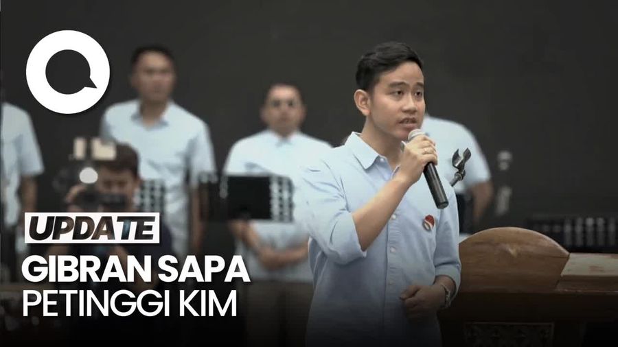 Momen Gibran Sapa Petinggi KIM: yang Paling Saya Sayangi Ketum PSI