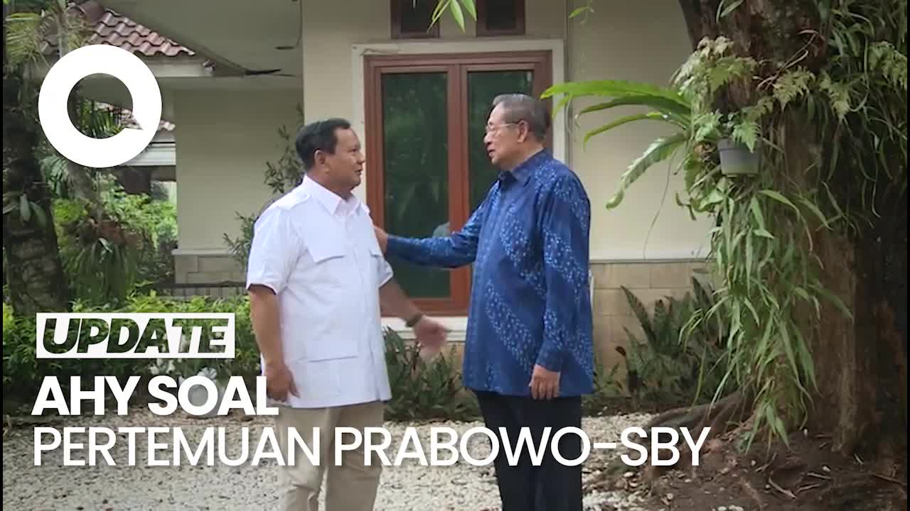 AHY Beberkan Isi Pertemuan Prabowo-SBY Di Cikeas