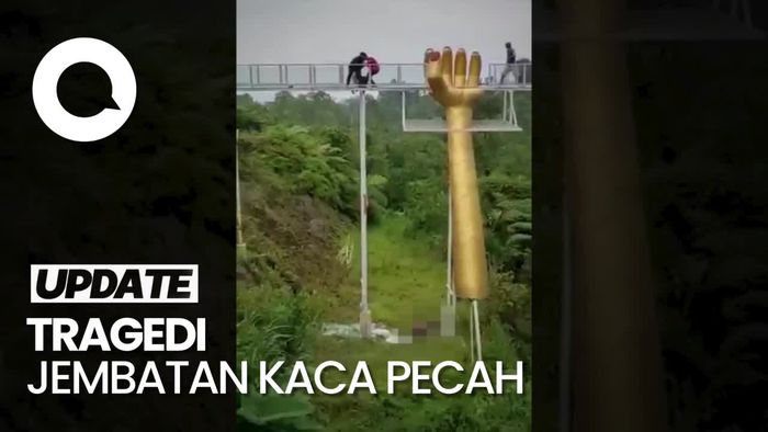 Detik-detik Jembatan Kaca di Banyumas Pecah hingga Tewaskan 1 Orang