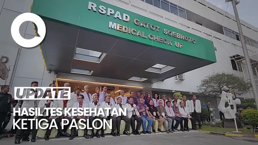Hasil Tes Kesehatan Capres-Cawapres Diumumkan Jumat 27 Oktober