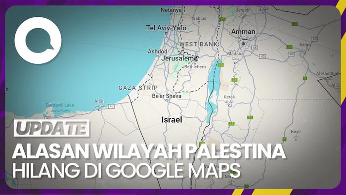 Ini Alasan Mengapa Palestina Tidak Ada di Google Maps 