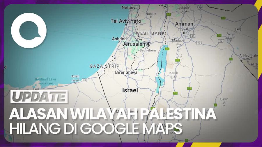 Ini Alasan Mengapa Palestina Tidak Ada di Google Maps 