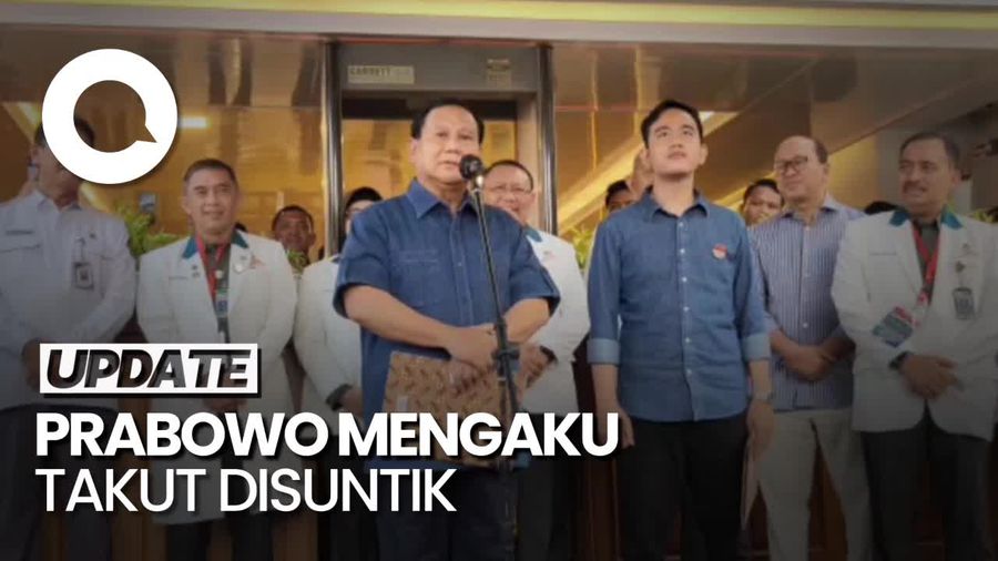 Prabowo Seusai Tes Kesehatan: Saya Mantan Kopassus, tapi Takut Disuntik