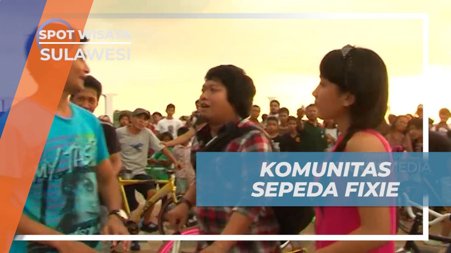 Bertemu Komunitas Sepeda Fixie di Pantai Losari, Sulawesi Selatan