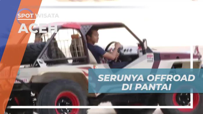 Offroad Menaklukkan Lintasan Berpasir di Aceh