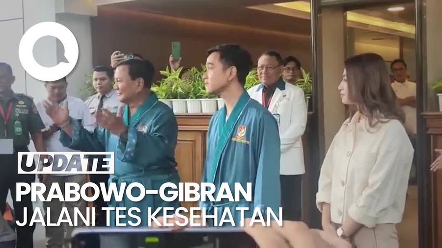 Momen Prabowo-Gibran Tes Kesehatan di RSPAD, Ditemani Selvi Ananda