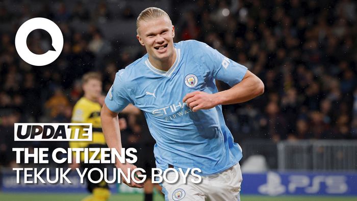 Haaland Cetak Brace, Man City Kalahkan Young Boys 3-1