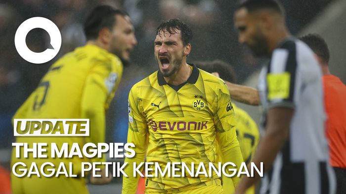 Sengit! Dortmund Menang Tipis atas Newcastle 1-0