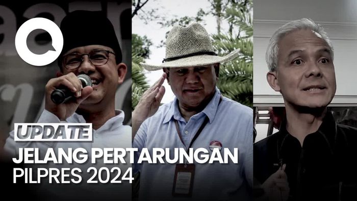 3 Paslon Resmi Daftar KPU, Ini Rangkuman Survei Elektabilitasnya