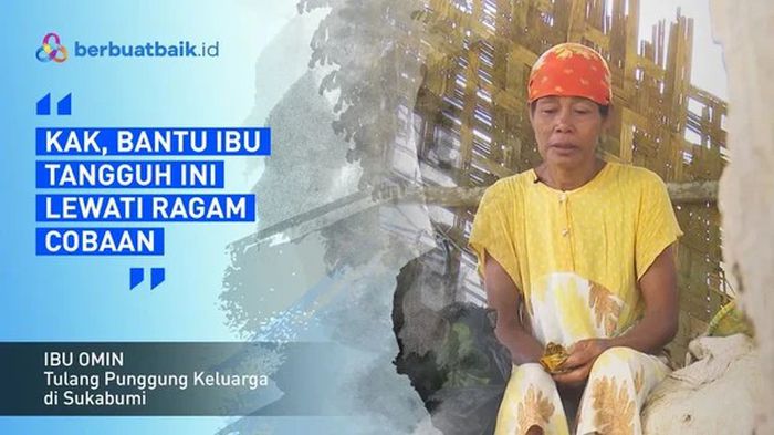 Tangis Ibu Omin Pedih Ratapi Nasib Jadi Penopang Keluarga Besar