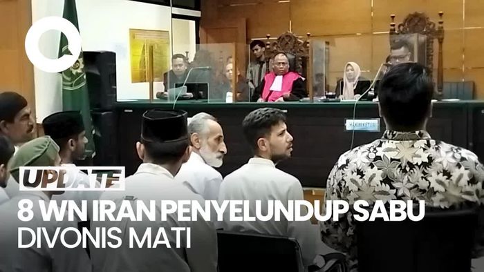 8 WN Iran Penyelundup 319 Kg Sabu ke RI Divonis Mati