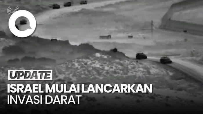 Tank Israel Mulai Bergerak Lancarkan Invasi Darat ke Gaza