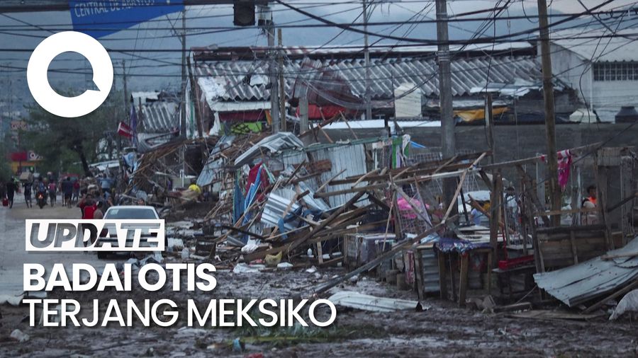 Dahsyatnya Badai Otis Tewaskan 27 Orang di Meksiko