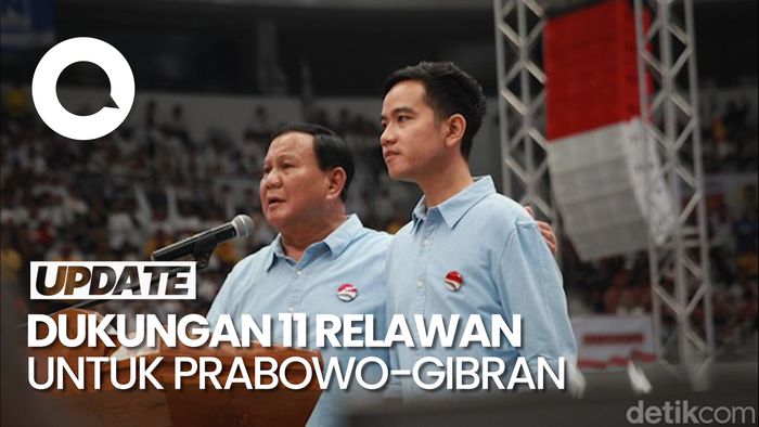 Gabungan 11 Relawan Dukung Prabowo-Gibran, Siap Kawal Janji Politik