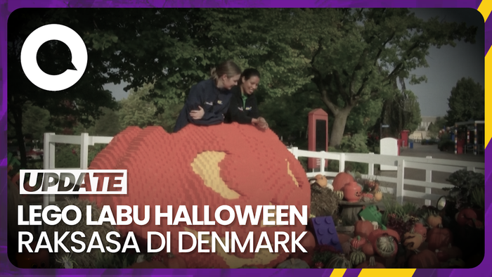 Keren! Ada Lego Labu Halloween Terbesar di Dunia