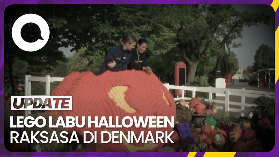 Keren! Ada Lego Labu Halloween Terbesar di Dunia