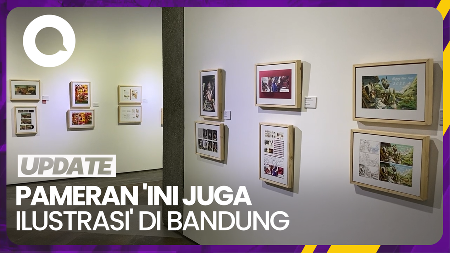 Menikmati Pameran Ilustrasi di Sudut Kota Bandung