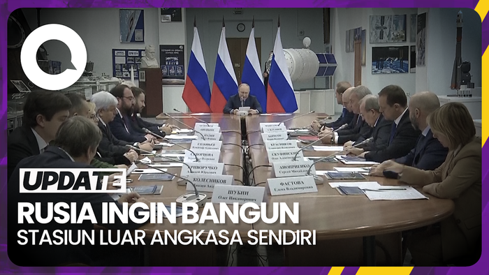 Putin Ingin Rusia Punya Stasiun Luar Angkasa Sendiri
