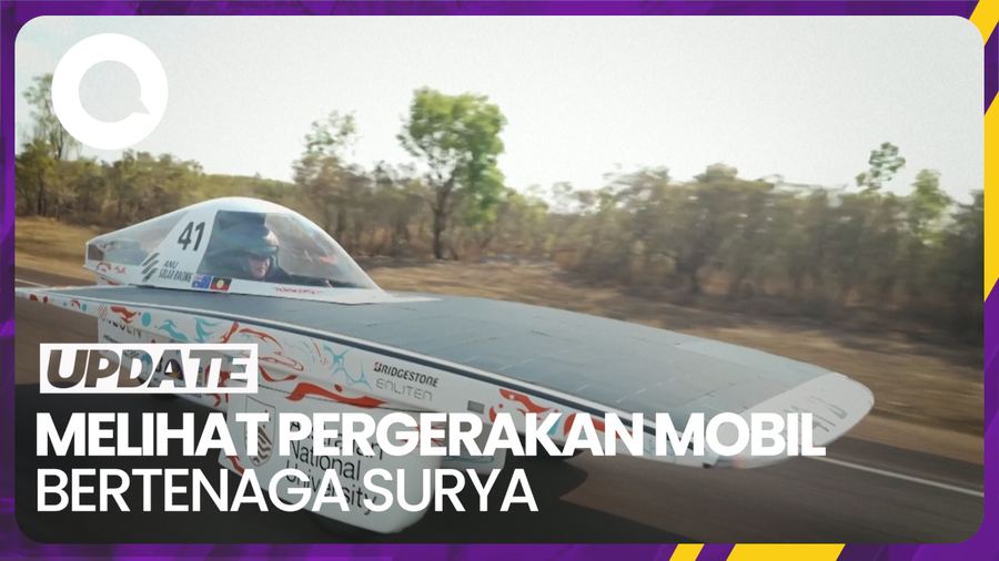 Wujud Mobil Bertenaga Surya Melintasi Pedalaman Australia