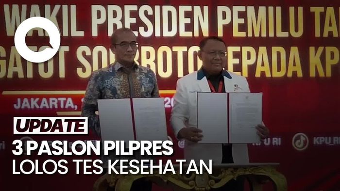 RSPAD Sebut 3 Paslon Pilpres Sehat dan Bebas Narkoba