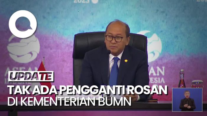 Erick Thohir Sebut Tak Ada Wamen BUMN Baru Pengganti Rosan Roeslani