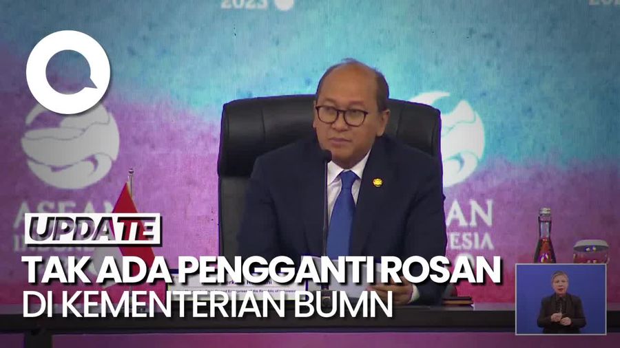 Erick Thohir Sebut Tak Ada Wamen BUMN Baru Pengganti Rosan Roeslani