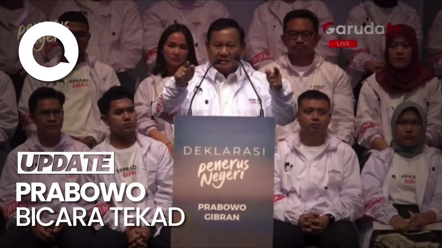 Prabowo: Usia Bukan Jadi Kriteria, Tapi Hasrat dan Niat