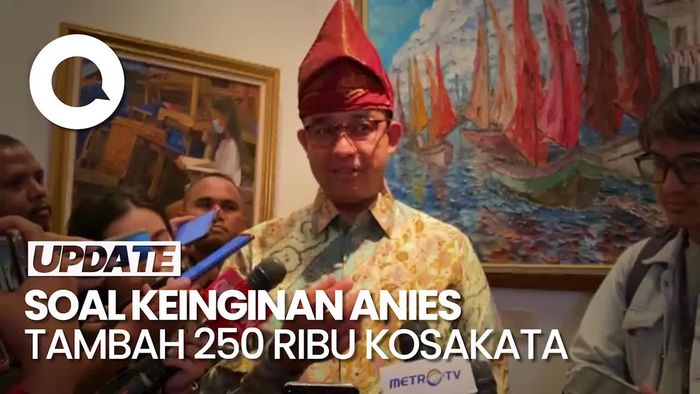 Anies Targetkan Tambah 250 Ribu Kosakata, Badan Bahasa Merespons